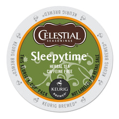 Celestial Seasonings Sleepytime K-Cup pack front for convenient relaxation