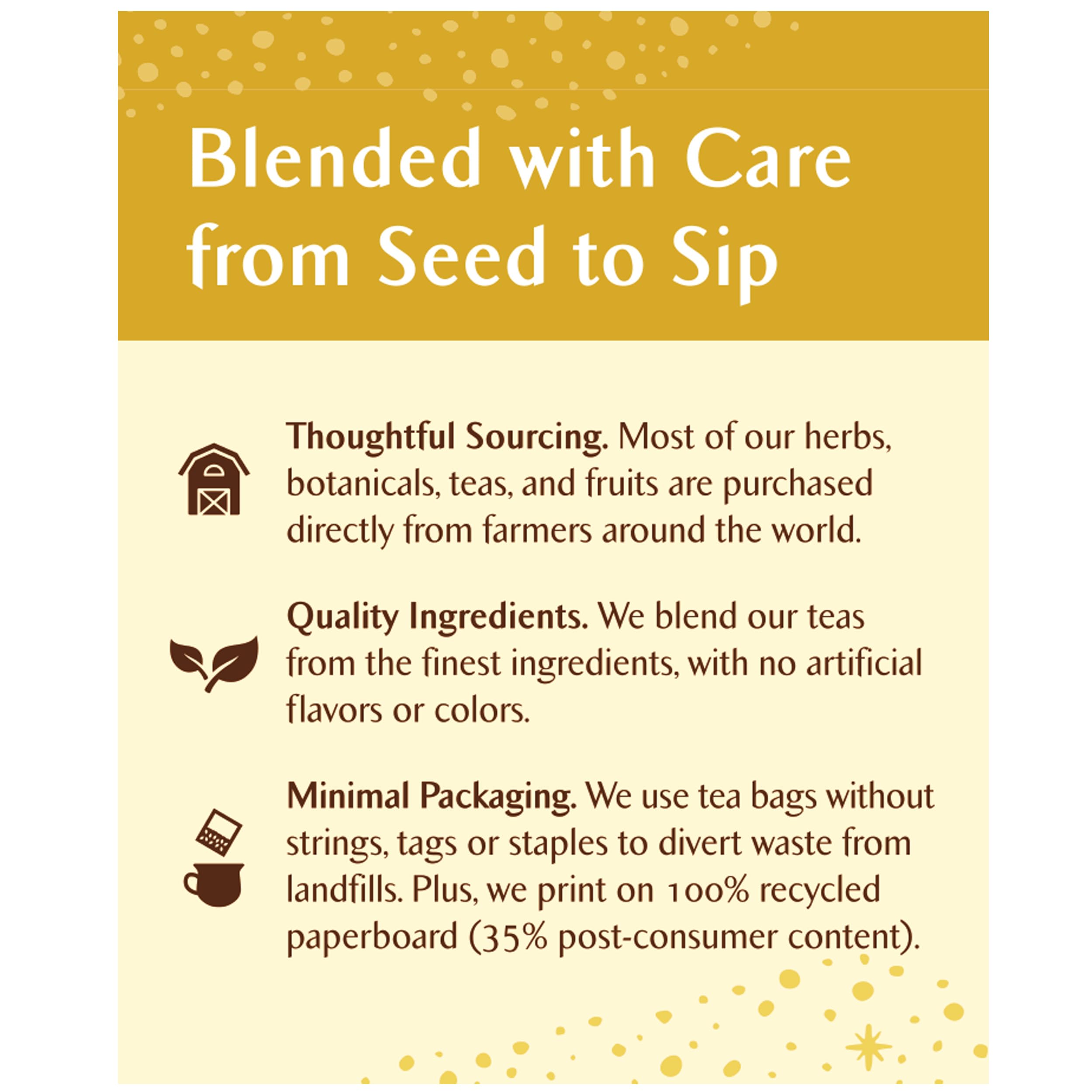 Sleepytime tea-steam-aroma rises from cup with mint and chamomile