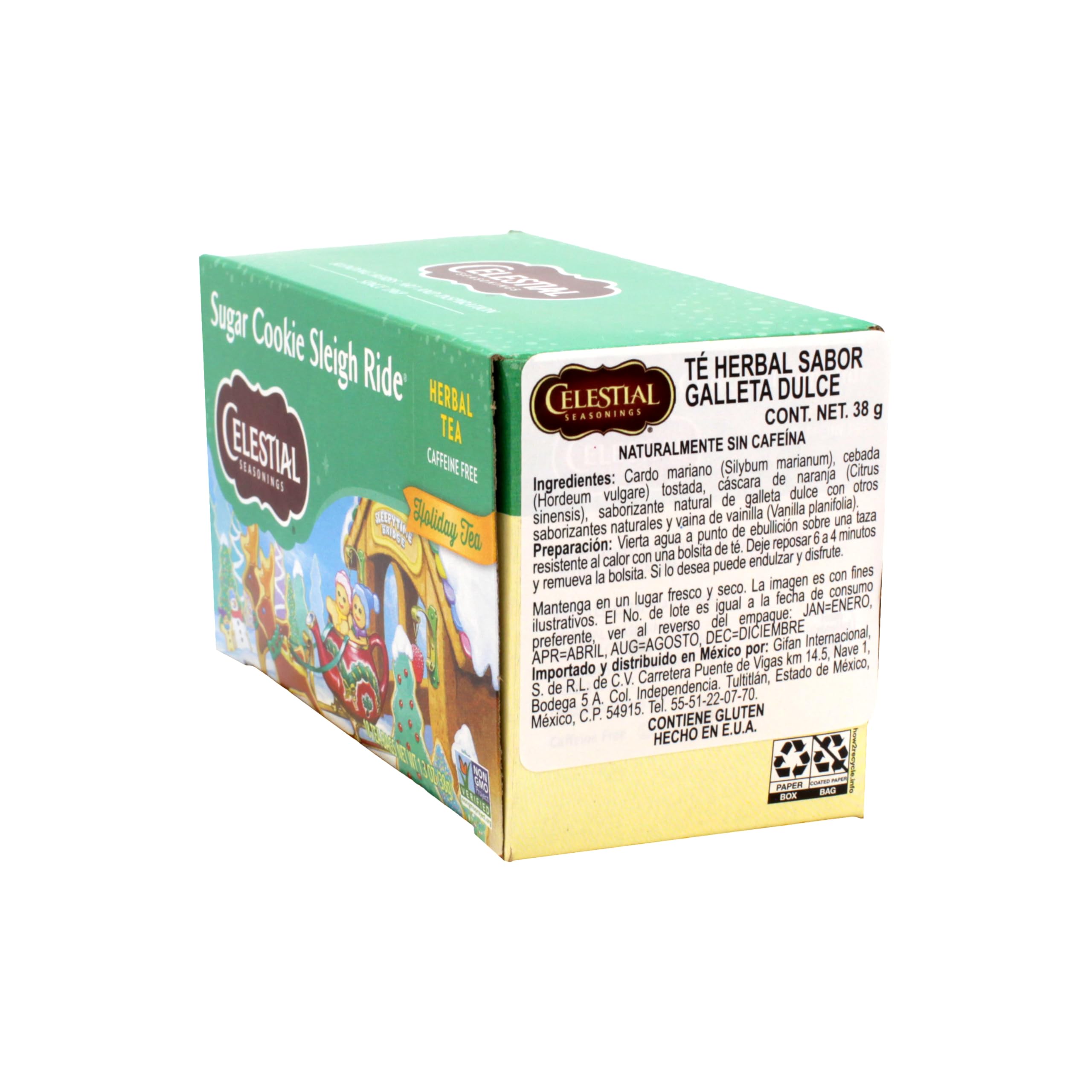 Brewing a warm cup of Celestial Seasonings Sugar Cookie Sleigh Ride tea