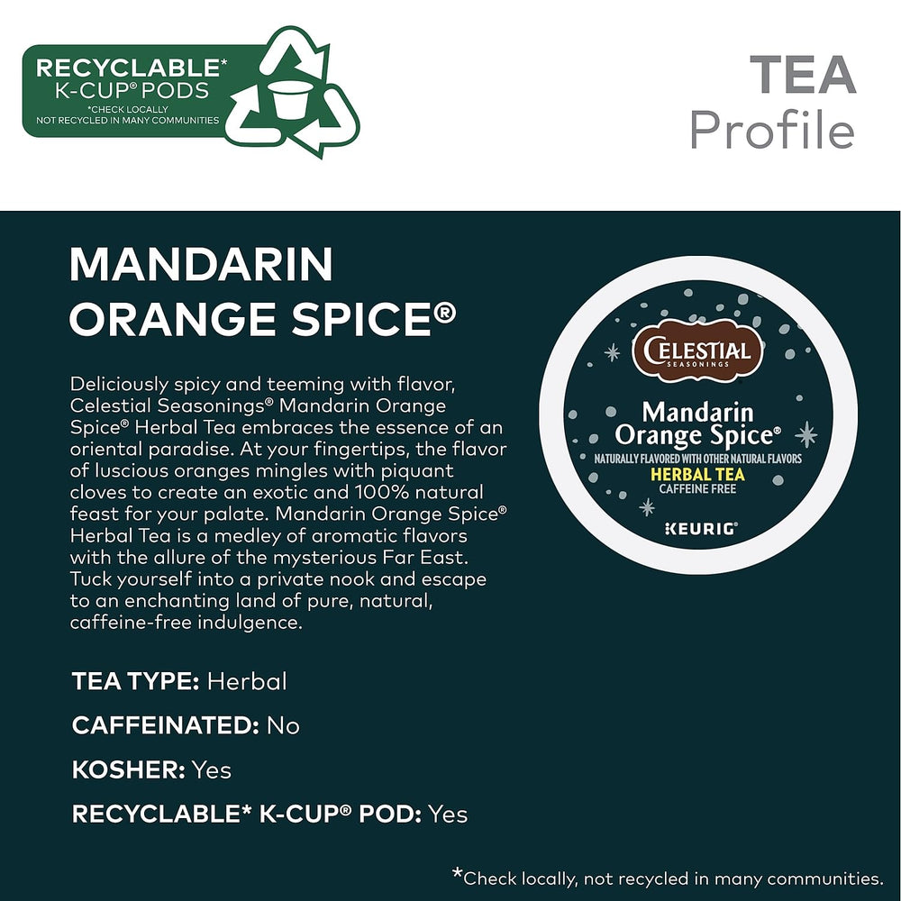 Celestial Seasonings tasting moment with citrus-spice tea