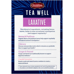 Celestial Seasonings TeaWell brewed cup ready to enjoy a calming tea ritual.