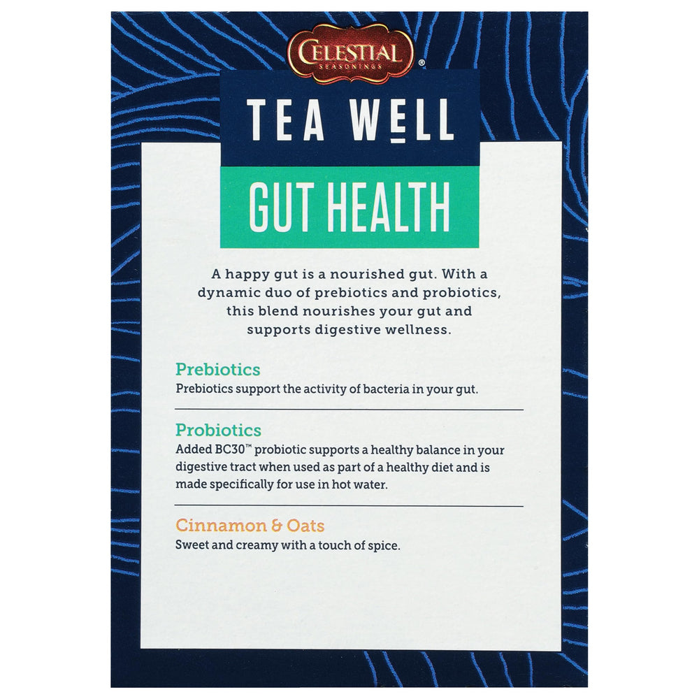 GanedenBC 30 probiotics are featured in TeaWell Gut Health for balance in a daily ritual.