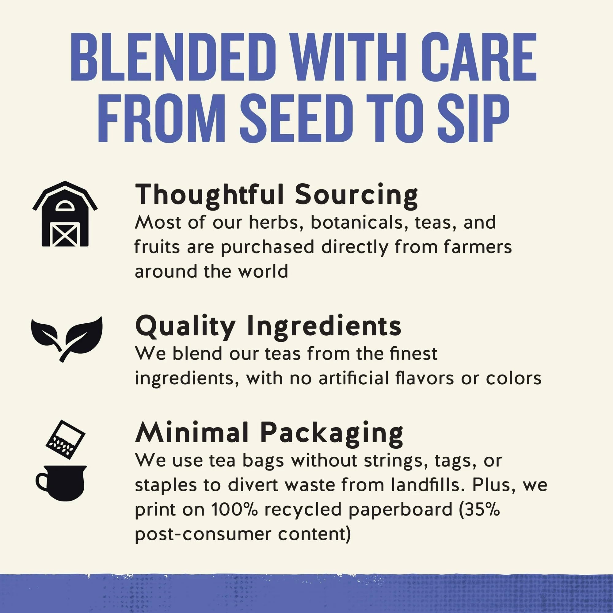 Celestial Seasonings True Blueberry tea caffeine-free option for anytime