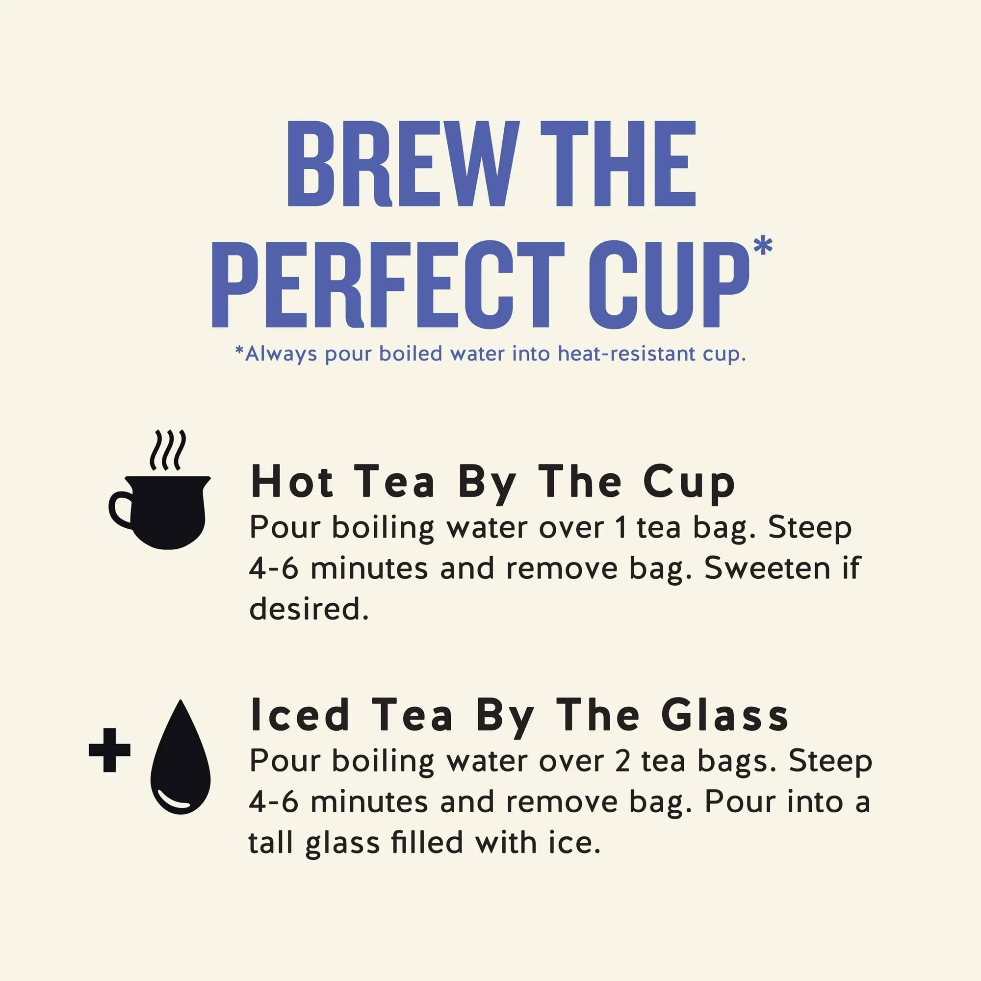 Celestial Seasonings True Blueberry tea no artificial flavors or colors
