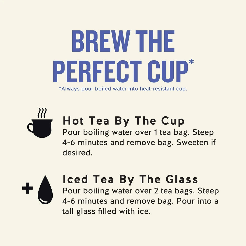 Celestial Seasonings True Blueberry tea no artificial flavors or colors