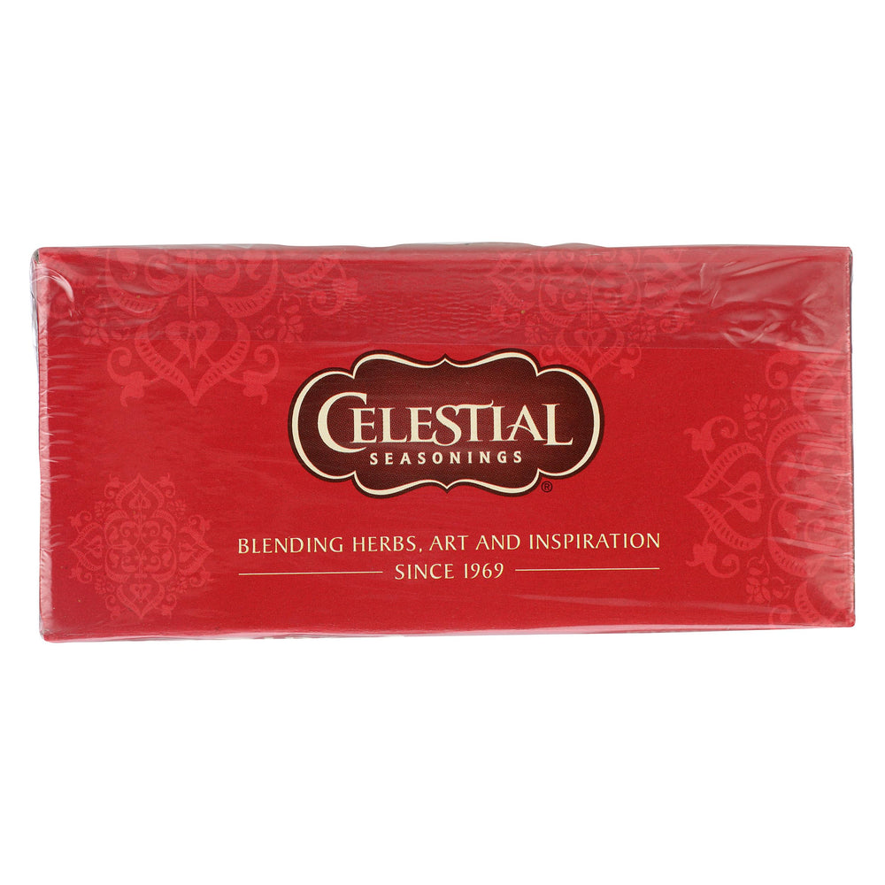 Vanilla Rooibos aroma from Celestial Seasonings pairs well with desserts.