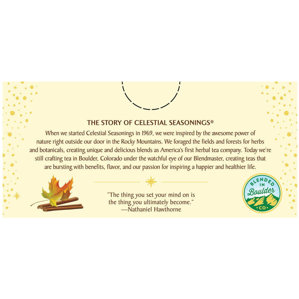 Celestial Seasonings Vermont Maple Ginger tea cup after steep; rich aroma and smooth finish