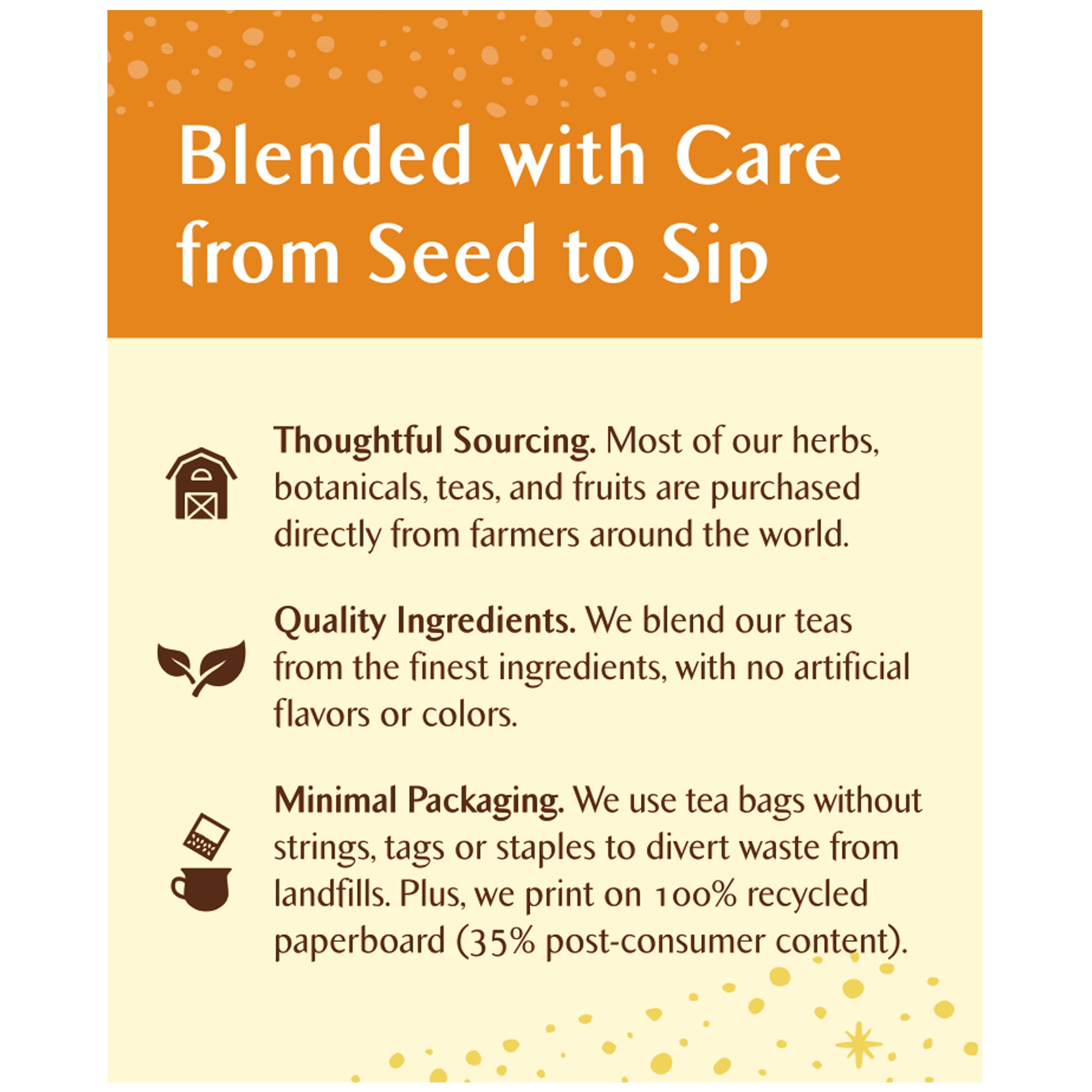 Celestial Seasonings Vermont Maple Ginger tea steeping in cup; warm, comforting aroma ready to sip