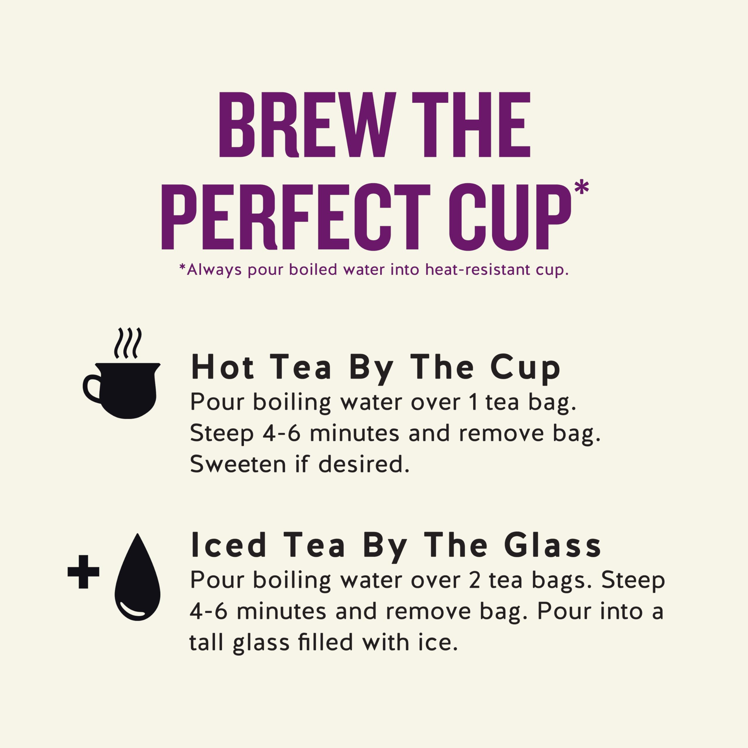 Celestial Seasonings Wild Berry Zinger cup steams with berry hibiscus aroma