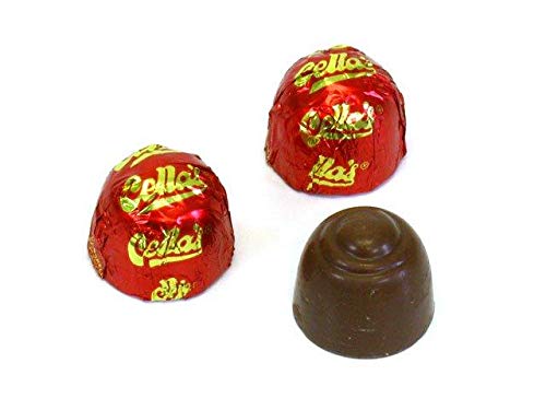 Close-up of Cella's milk chocolate-coated cherries for a treat.