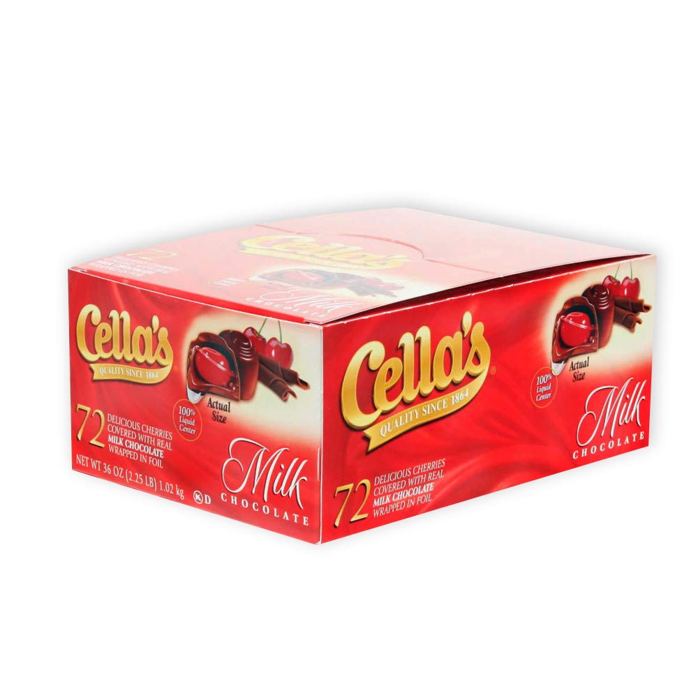 Cella's Milk Chocolate Covered Cherries box ready for gifting and celebrations