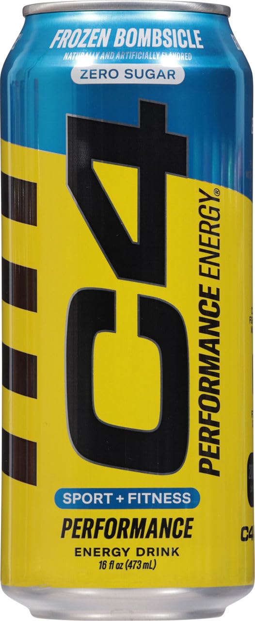 Cellucor C4 Original OTG bottle with frozen bombsicle flavor for on-the-go energy