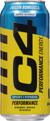 Cellucor C4 Original OTG bottle with frozen bombsicle flavor for on-the-go energy
