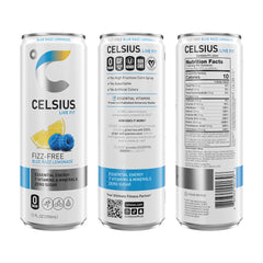 CELSIUS 12-pack packaging image shows convenient energy on the go