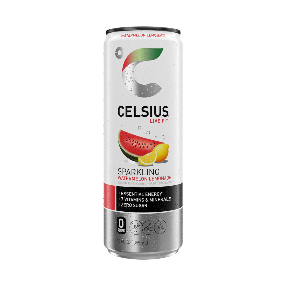 Celsius glass with ice shows refreshing taste and mobility-friendly energy
