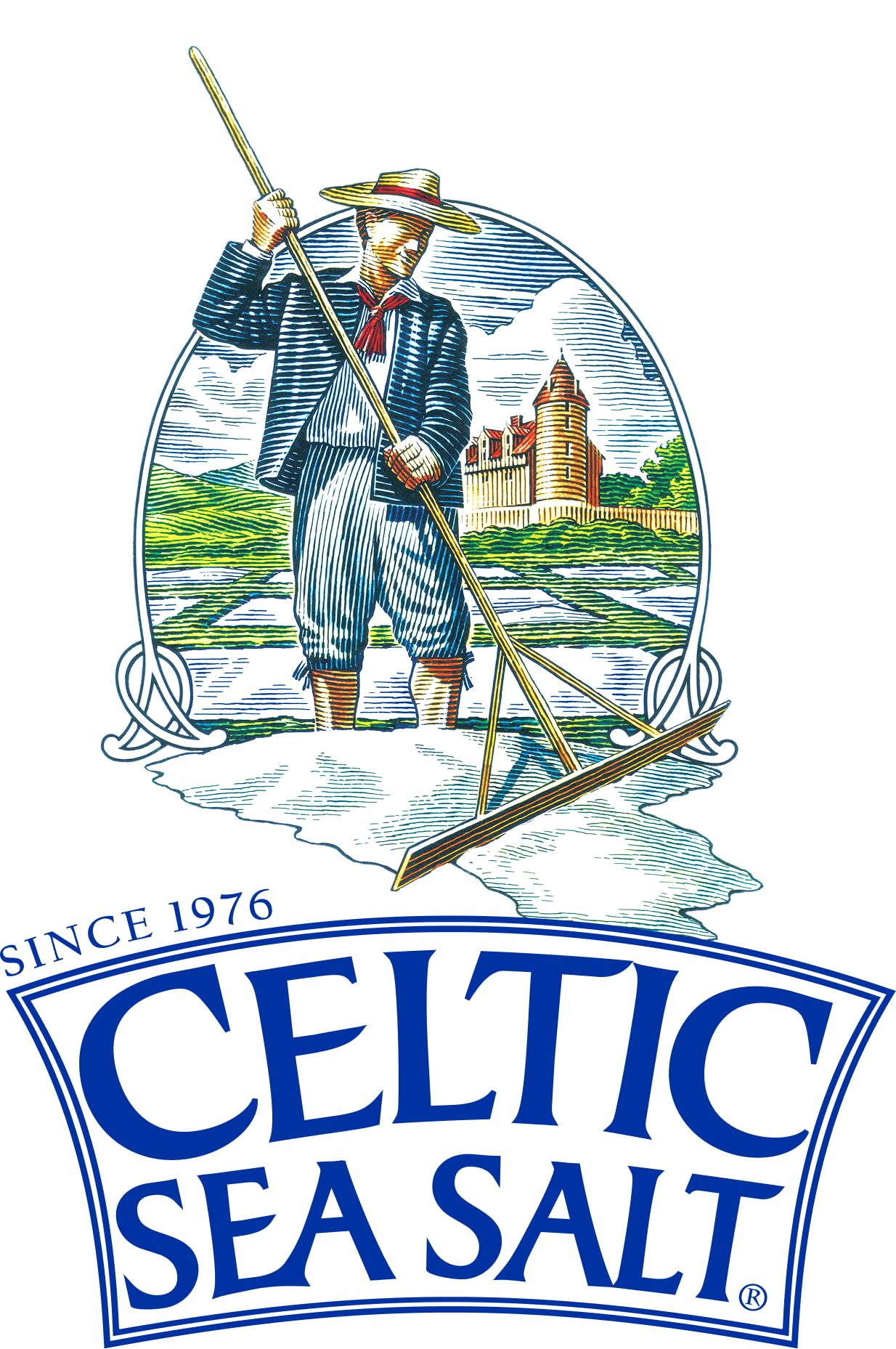 Kosher certification label on Celtic Sea Salt Fine Ground packaging