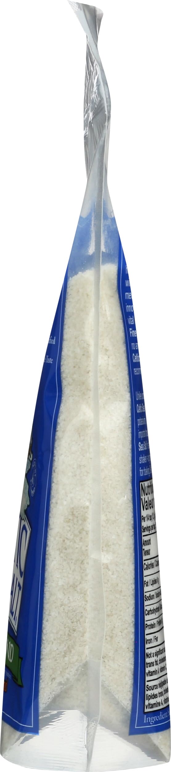 Celtic Sea Salt on kitchen counter ready for quick seasoning and baking.