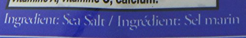 Celtic Sea Salt label closeup emphasizing natural, additive-free sea salt.