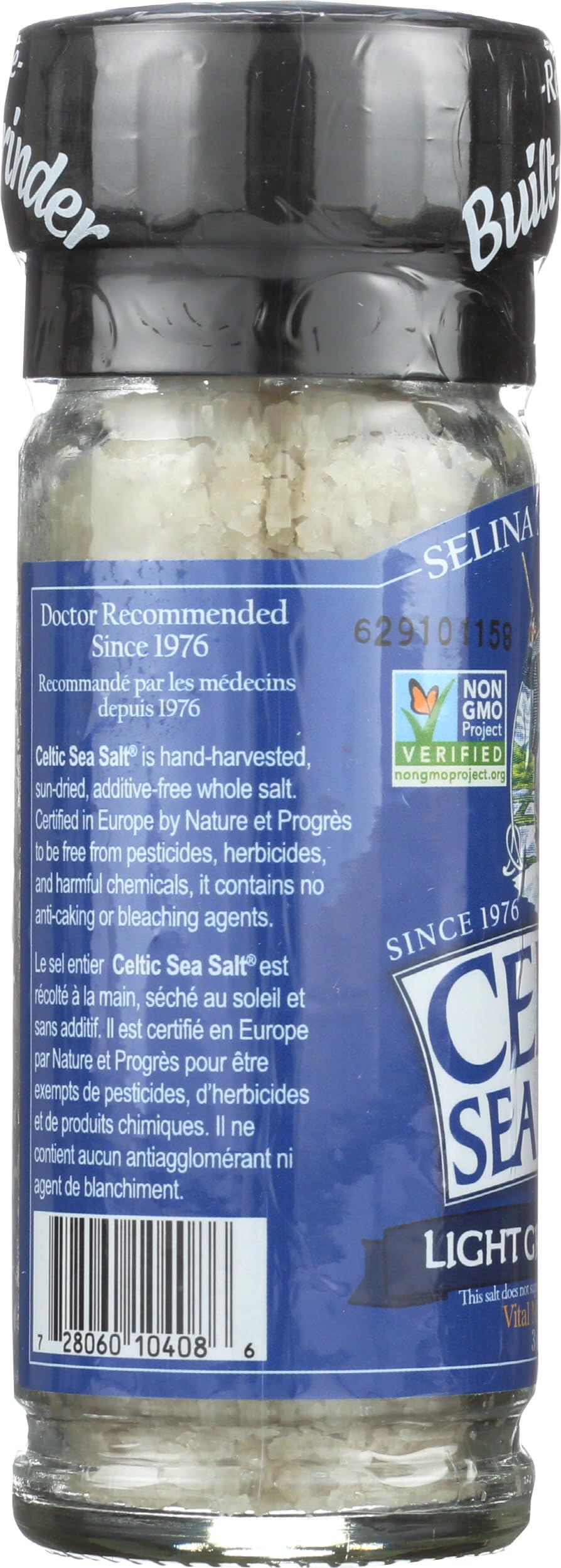 Celtic Sea Salt Light Grey on table adds mineral depth to soups and stews.