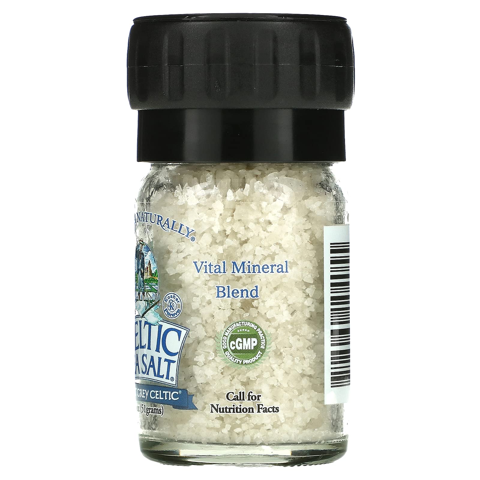 Celtic Sea Salt Light Grey crystals showcase natural minerals ideal for cooking finishing.