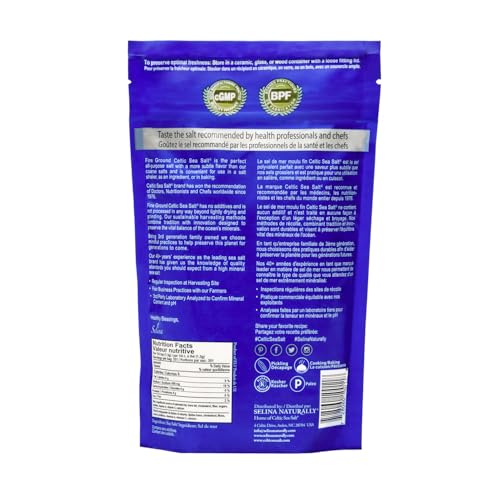 Celtic Sea Salt mineral-rich crystals close-up emphasizes natural minerals for taste.