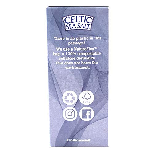 Celtic Sea Salt Pink Potassium Cave Salt in a kitchen setting for finishing dishes.