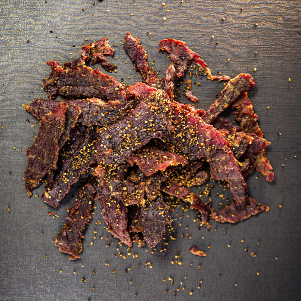 Centennial Cuts Cowboy Style jerky thick slices for satisfying bites