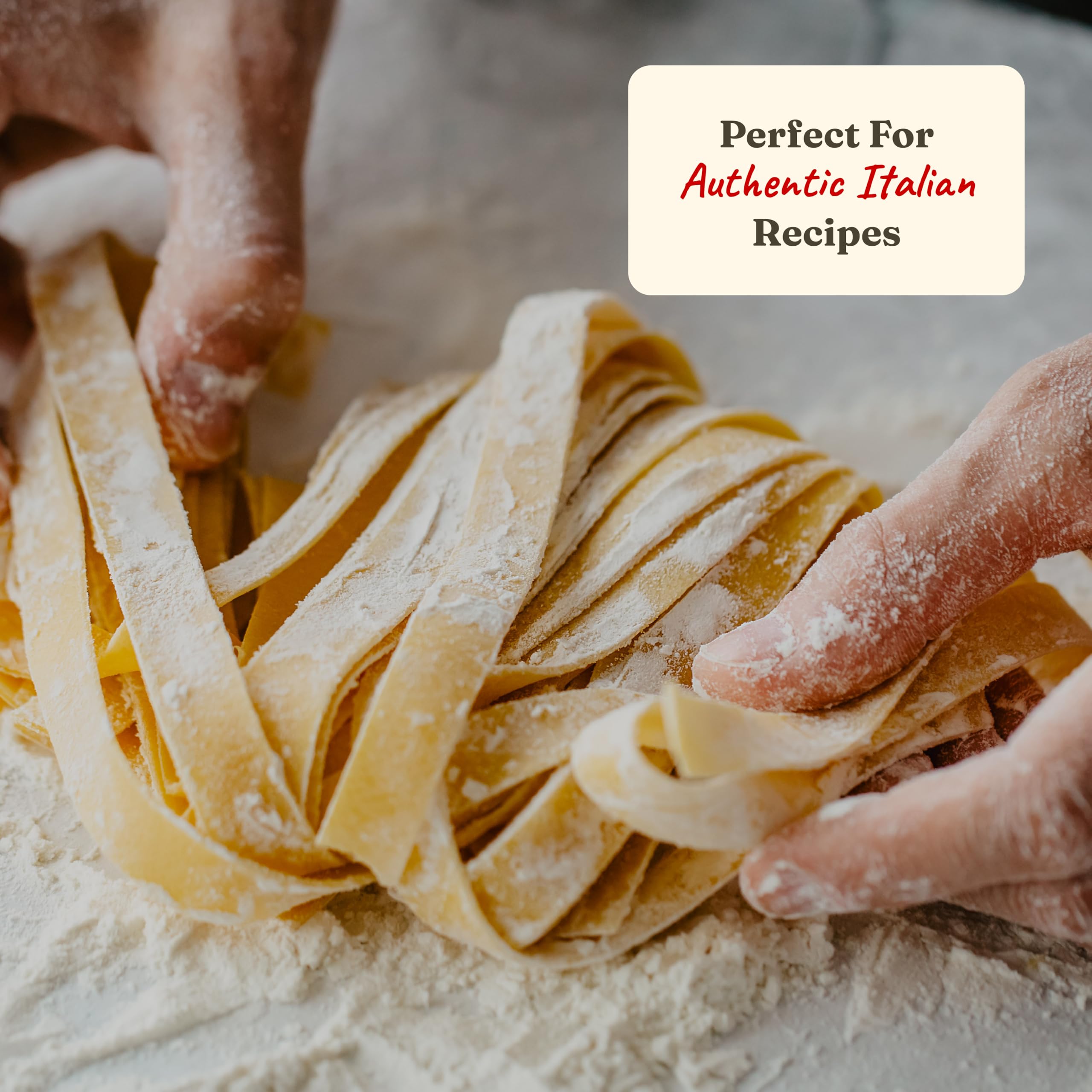 Cento Anna Type 00 flour prepared for focaccia and crumb structure