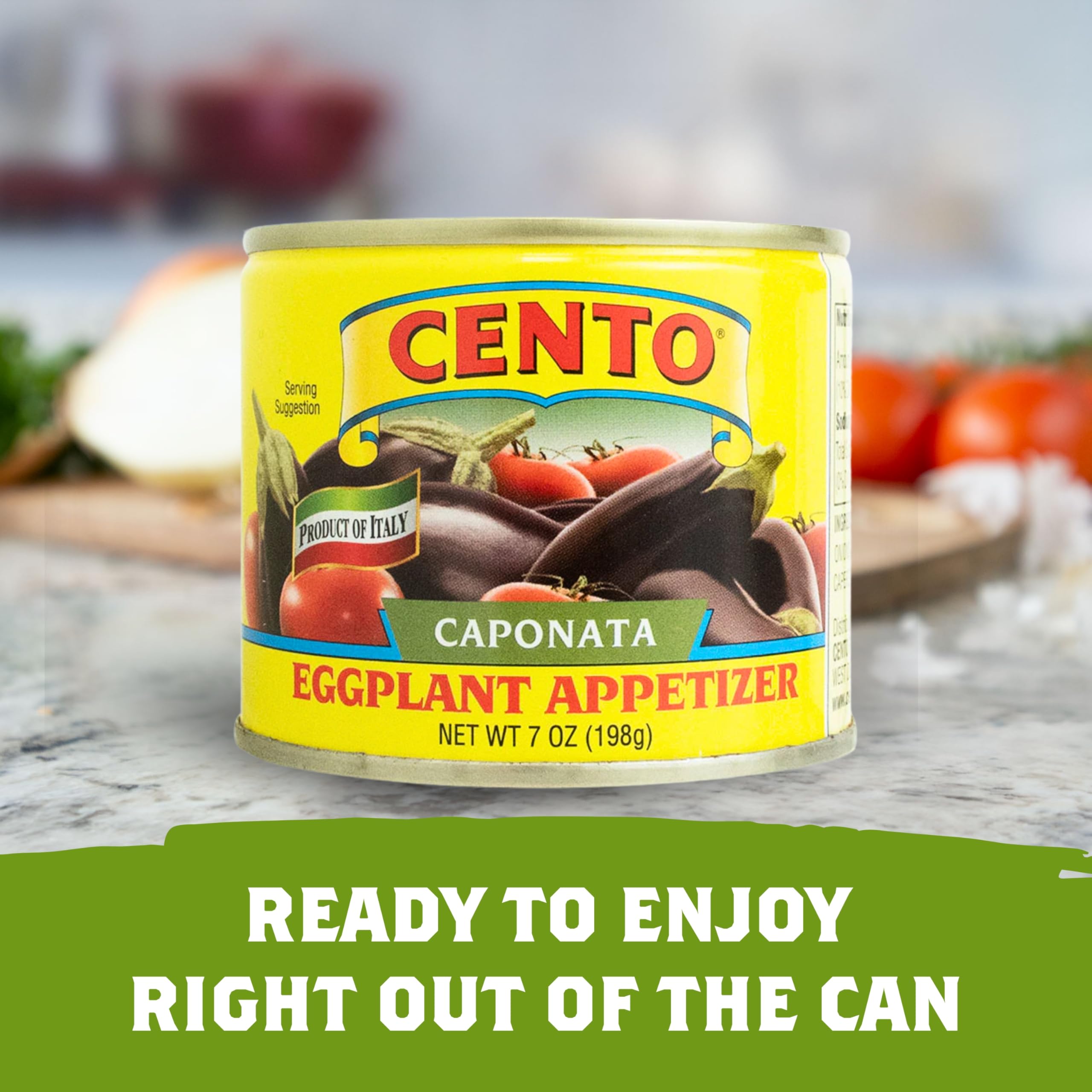 Cento Caponata salad bowl brings Mediterranean brightness to greens.