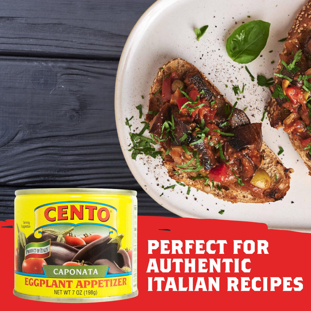 Cento Caponata sandwich filling elevates lunch with savory relish.