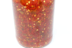 Cento Diced Hot Cherry Peppers ingredients photo emphasizes fresh peppers and simple zest.