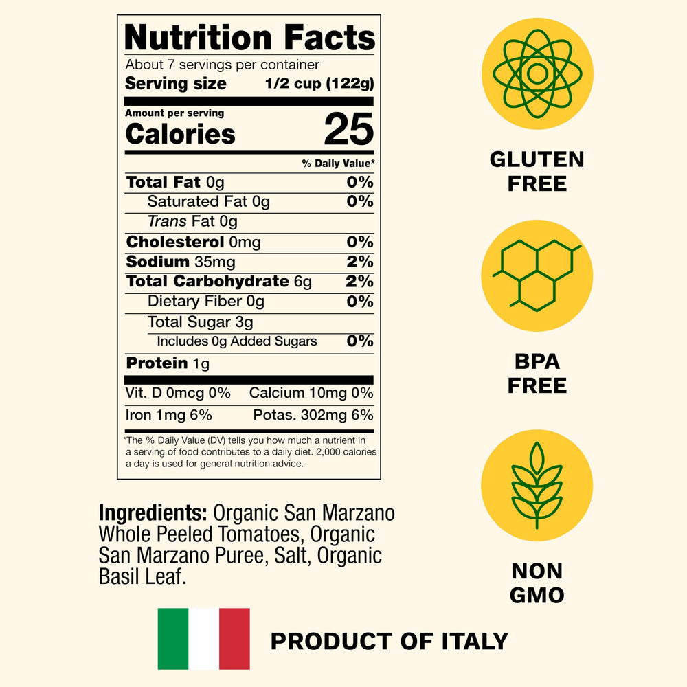 Cento San Marzano tomatoes with basil puree for flavor-packed meals.