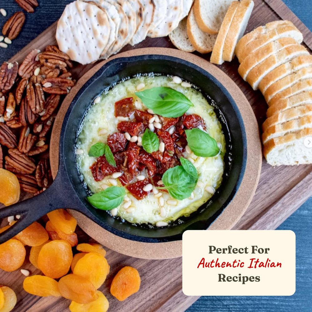 Cento sun-dried tomatoes as a salad topping for vibrant greens