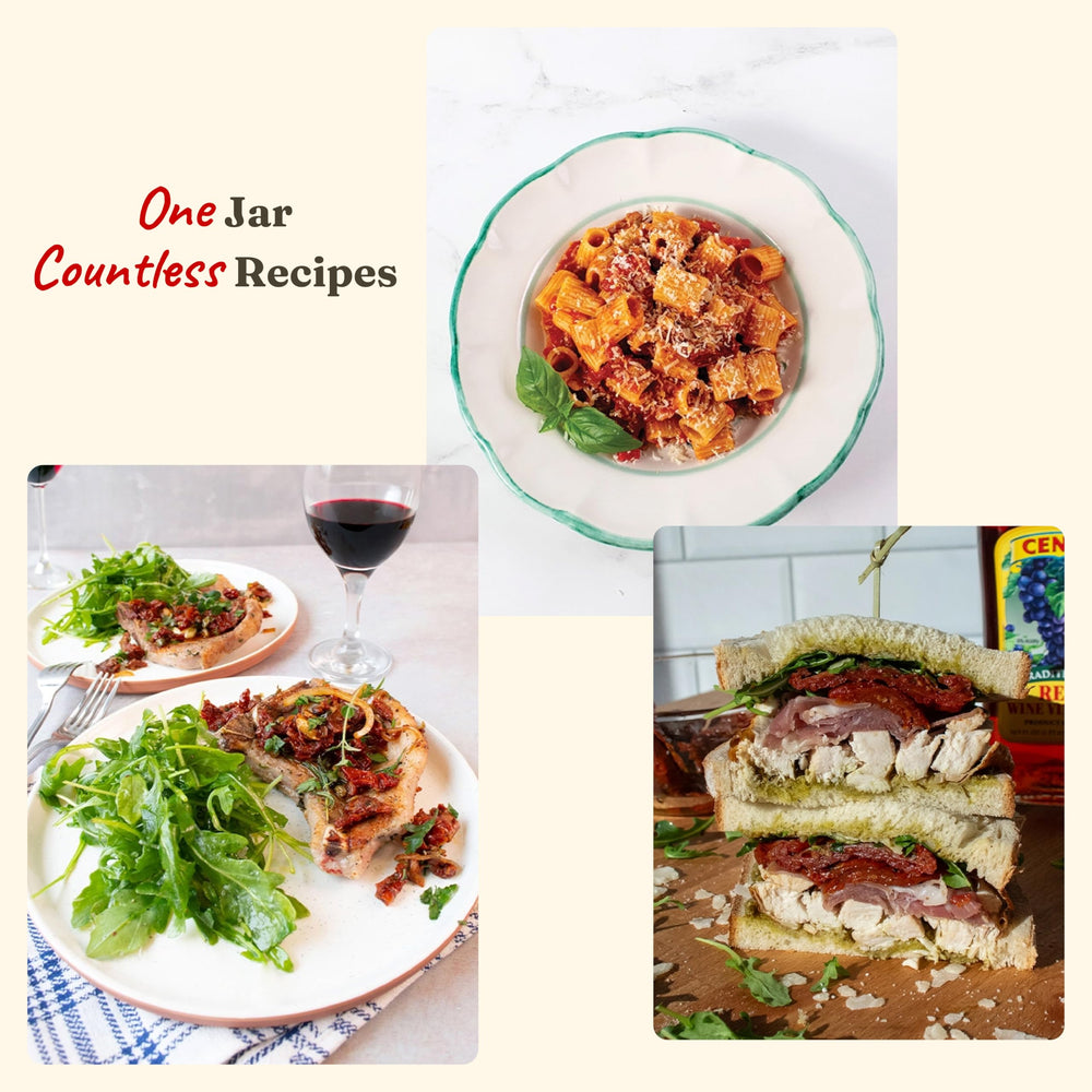 Cento sun-dried tomatoes as a sandwich ingredient for depth