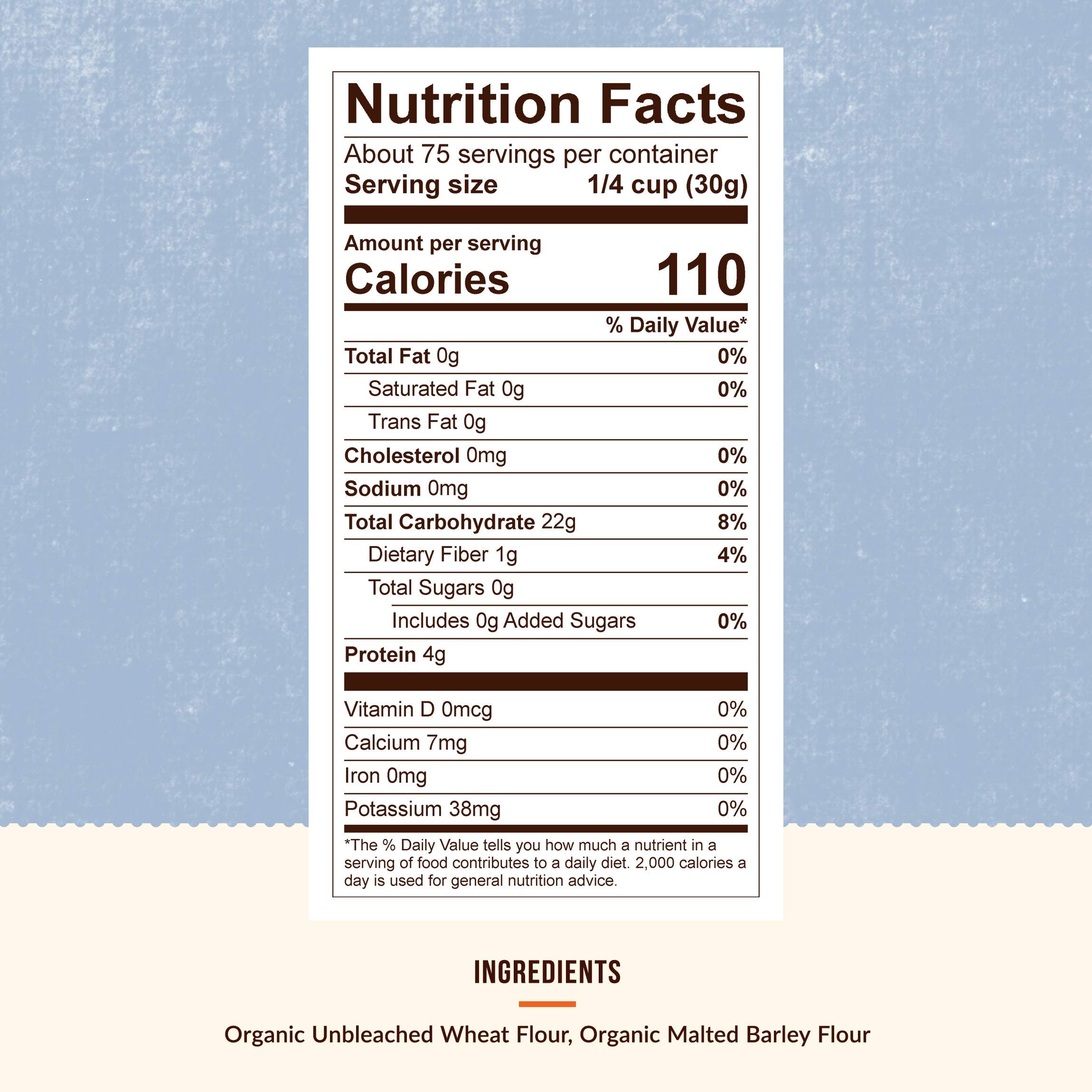 CENTRAL MILLING organic flour texture close-up reveals fine milled particles ideal for dough