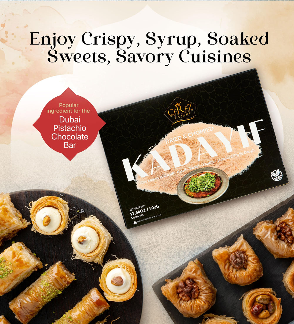 Production facility of Çerez Pazarı kataifi dough delivering freshness and quality.