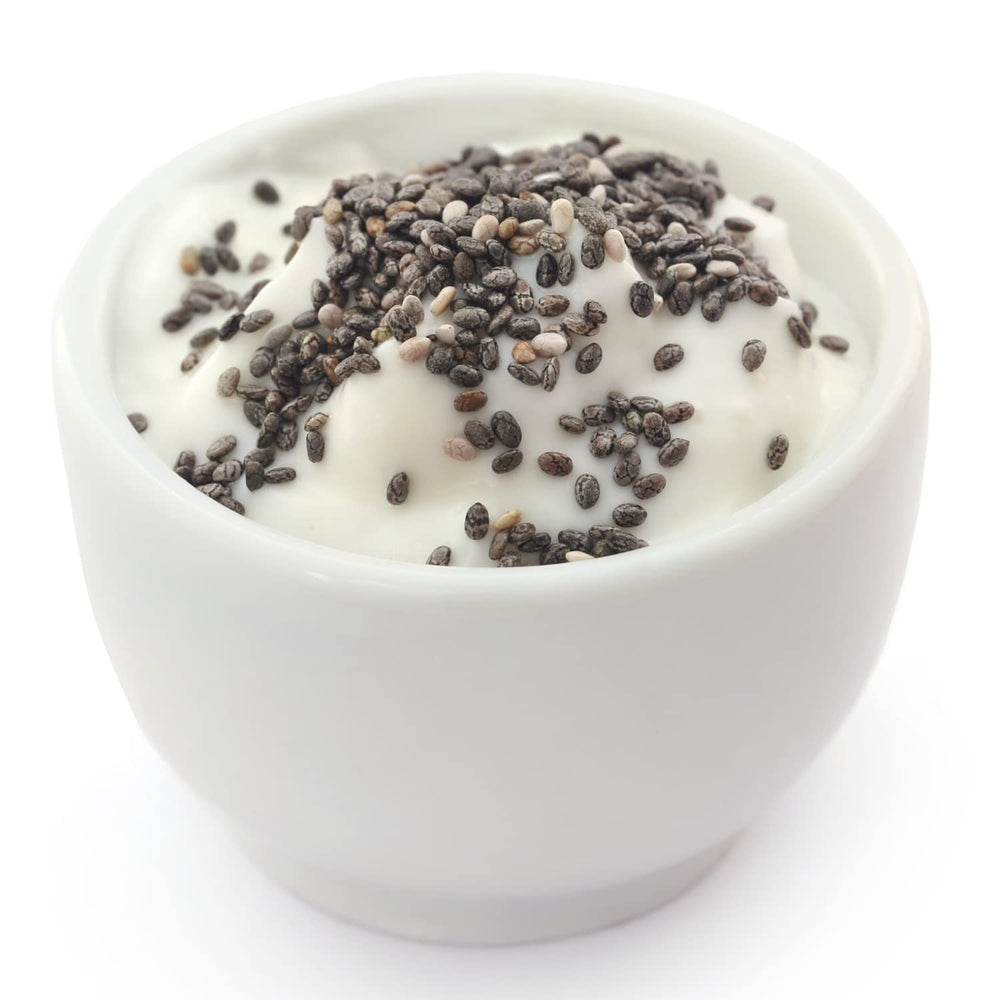 Cereausly chia seeds in smoothie for quick nutritional boost.