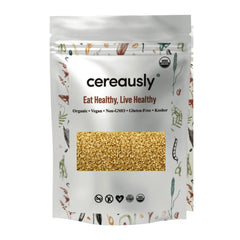 Cereausly Puffed Crispy Quinoa 1.5lb bag ready for snacking.