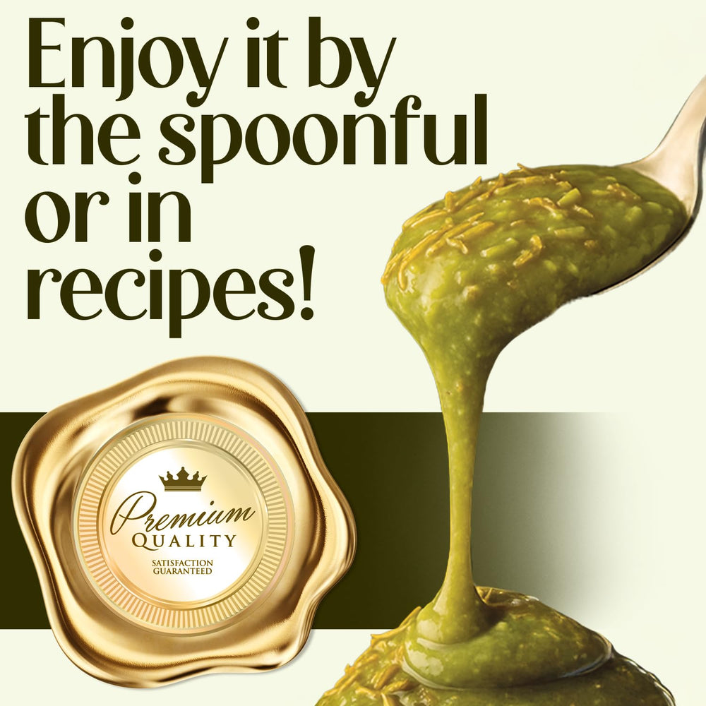 Ceres Gourmet double-layer bar featuring pistachio and kataifi texture.
