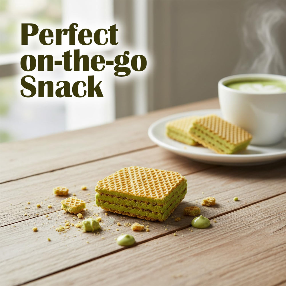Ceres Gourmet Dubai Pistachio Wafer gift box, ideal for holidays and gifting.