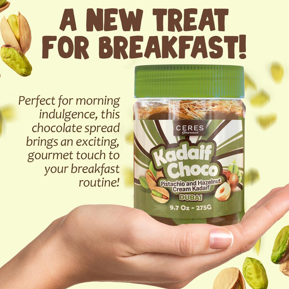 Ceres Gourmet Dubai spreadable chocolate pairs with bread and pastries