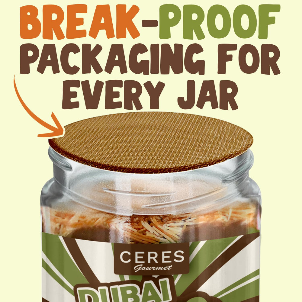 Ceres Gourmet Dubai spreadable chocolate makes a convenient gourmet snack