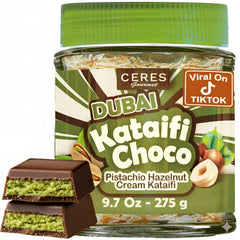 Ceres Gourmet Dubai spreadable chocolate pistachio on toast enhances breakfast