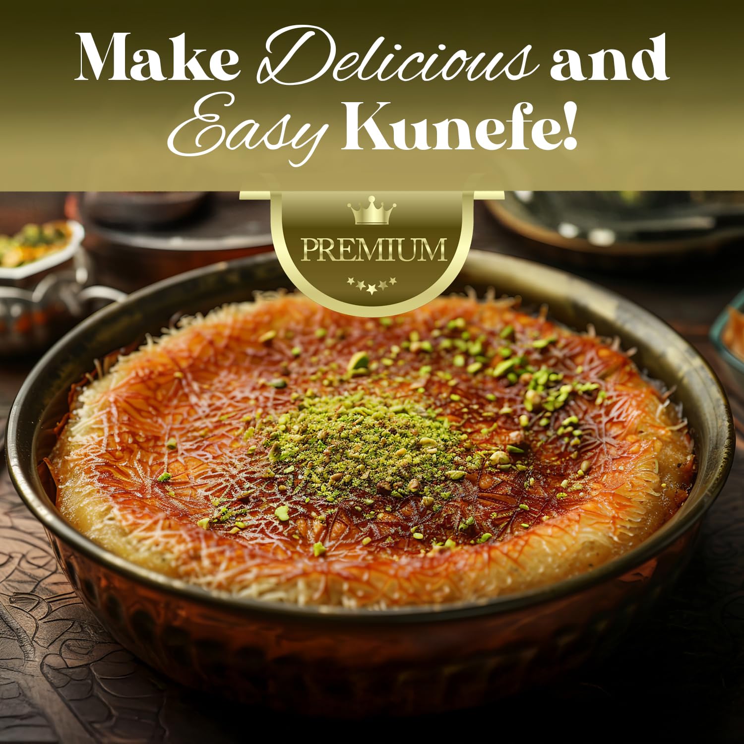 Ceres Gourmet kataifi dough shown as soft, pliable raw dough.