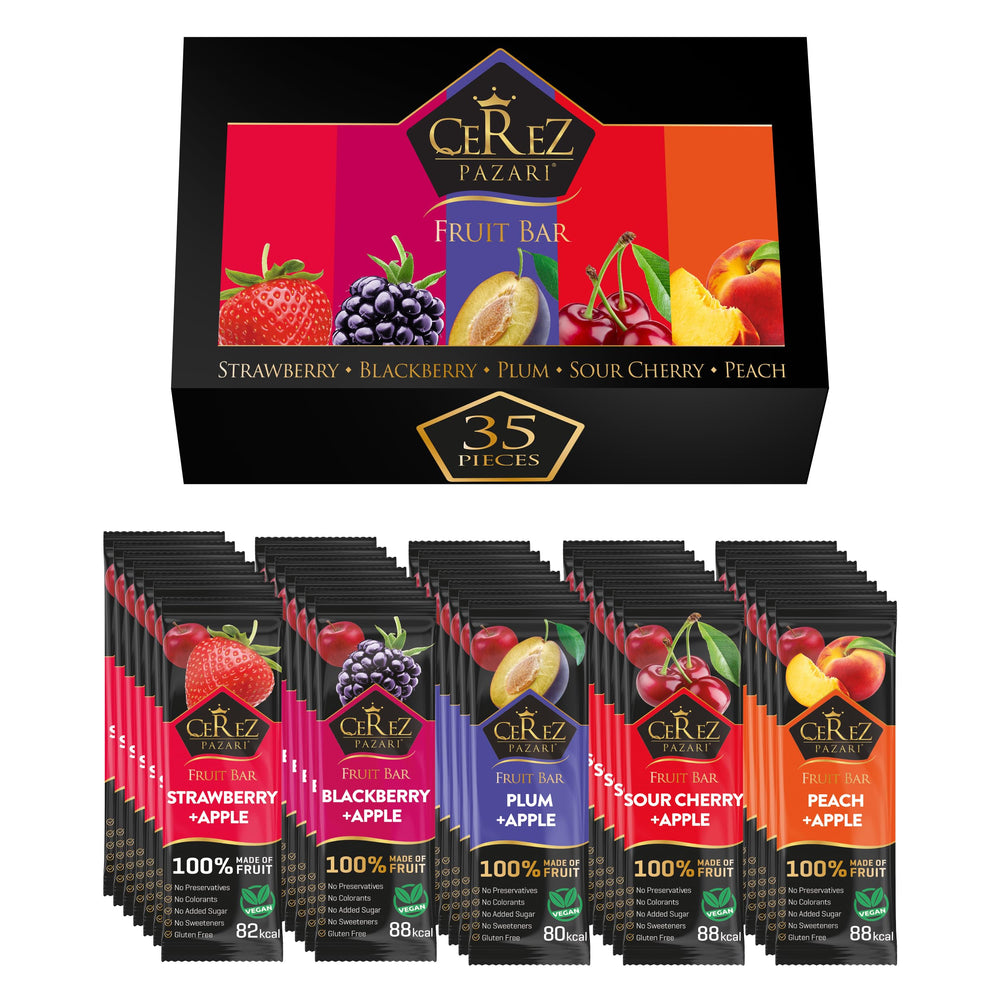 Cerez Pazari bulk fruit leather pack ready for family lunches and snacks