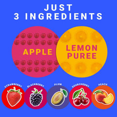 Close-up of real fruit ingredients in Cerez Pazari fruit leather