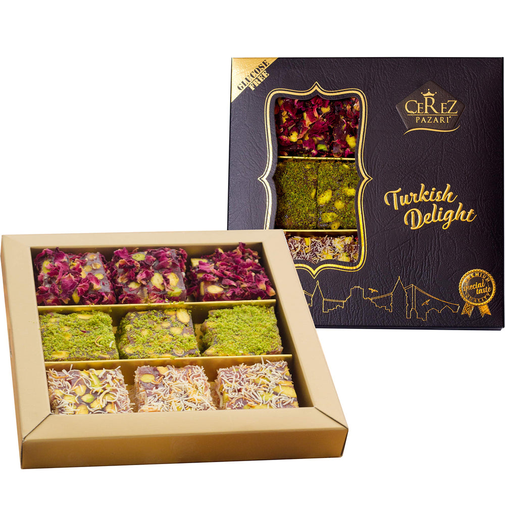 Çerez Pazarı gift box front view ideal for gifting.