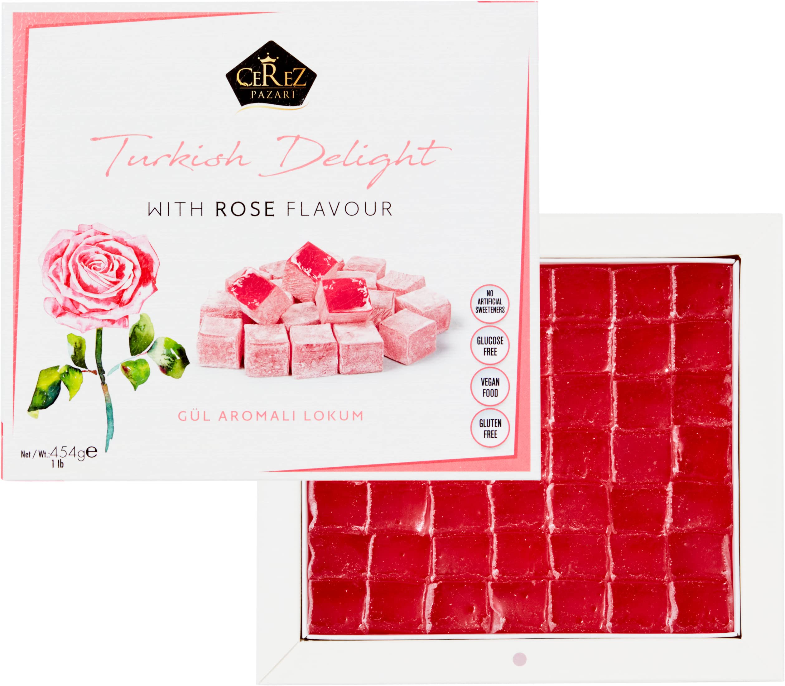 Çerez Pazarı gift box Turkish Delight with elegant packaging for gifts