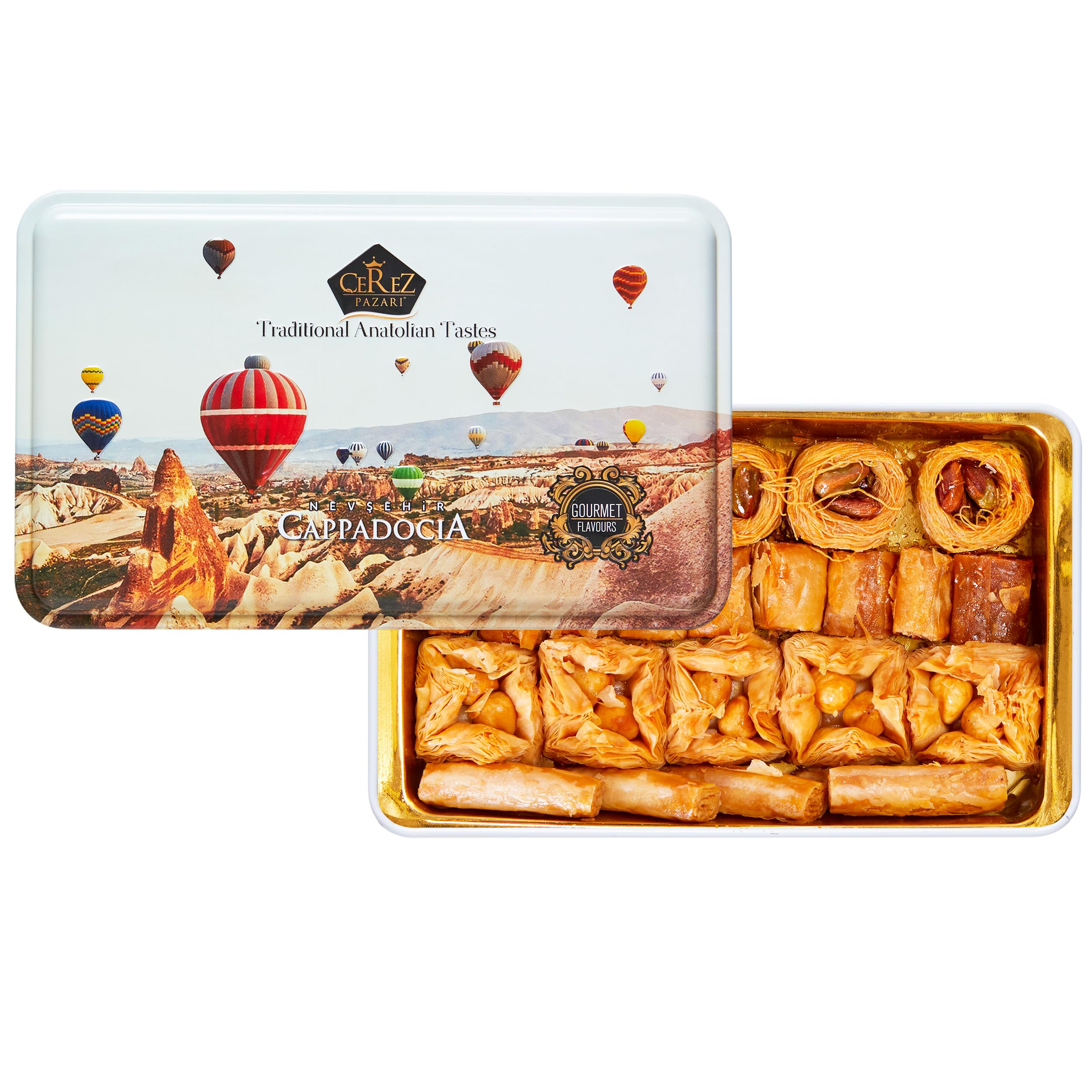 Cerez Pazari kol w shkor walnut layers deliver rich flavor and visual appeal