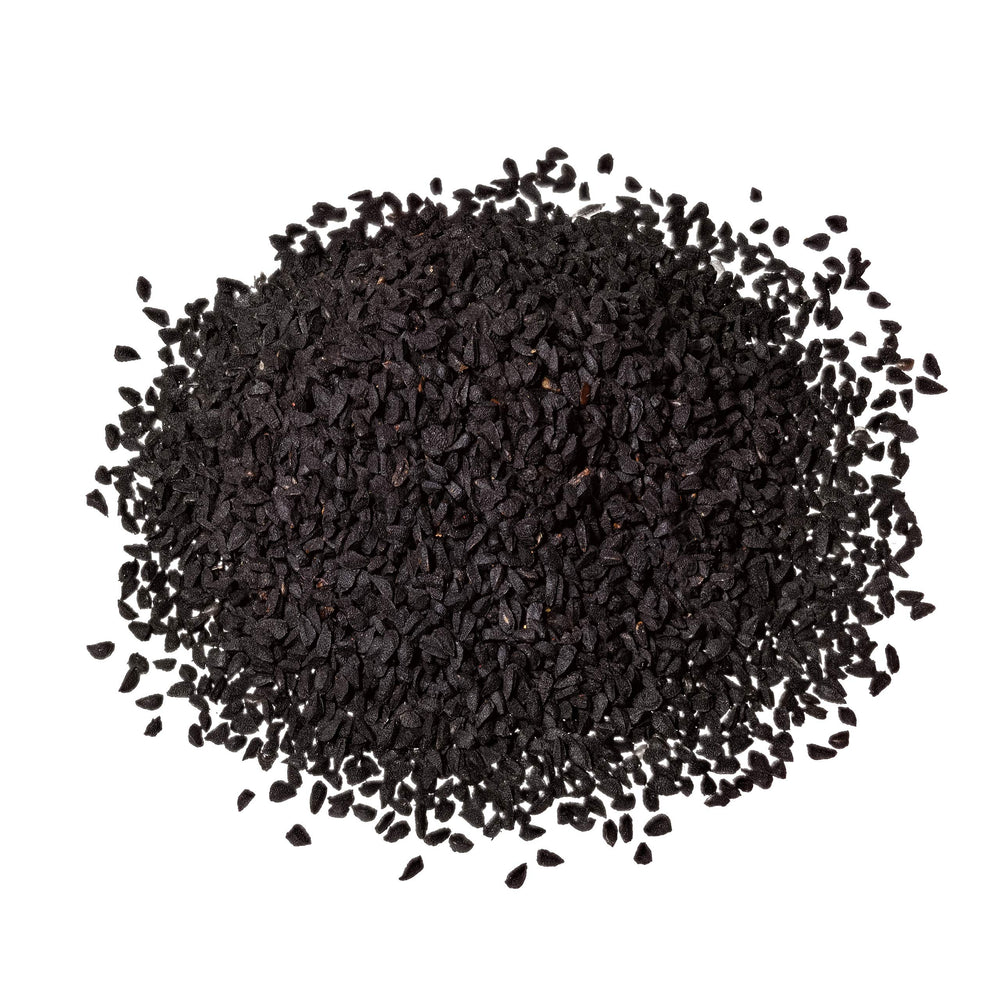 Çerez Pazarı Nigella seeds on a kitchen counter ready for recipes.